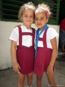 Cuban students at a school visited by our program (Photo: D. Guggenheim)
