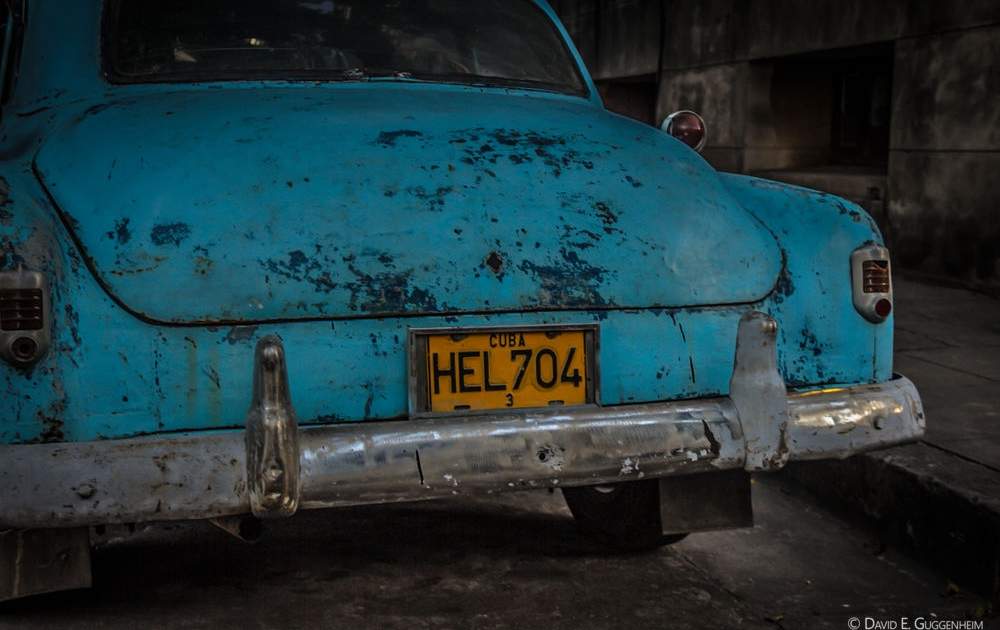 Classic American car in Havana